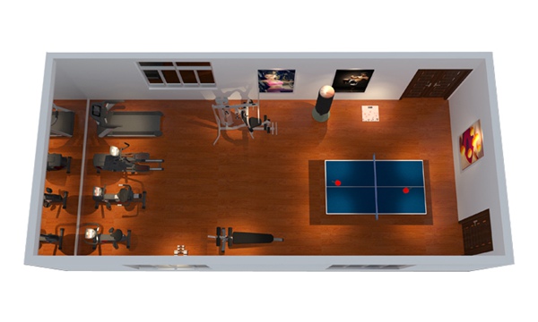 150平方健身房配置方案-广西KS体育直播体育健身器材有限公司