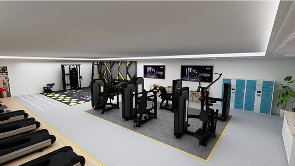 120平方健身房配置方案-广西KS体育直播体育健身器材有限公司